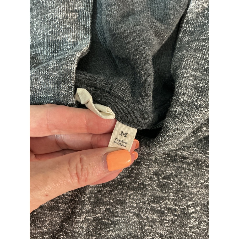 tentree Gray Space Dye Knit Hoodie Pullover Women's Size M - Picture 3 of 10